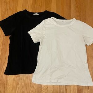 Classic Black and White T-Shirts